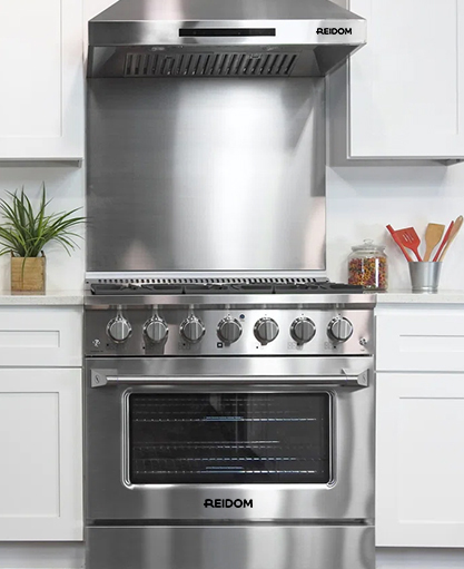 La diferencia entre un horno de estufa de pie y un horno de estufa común.